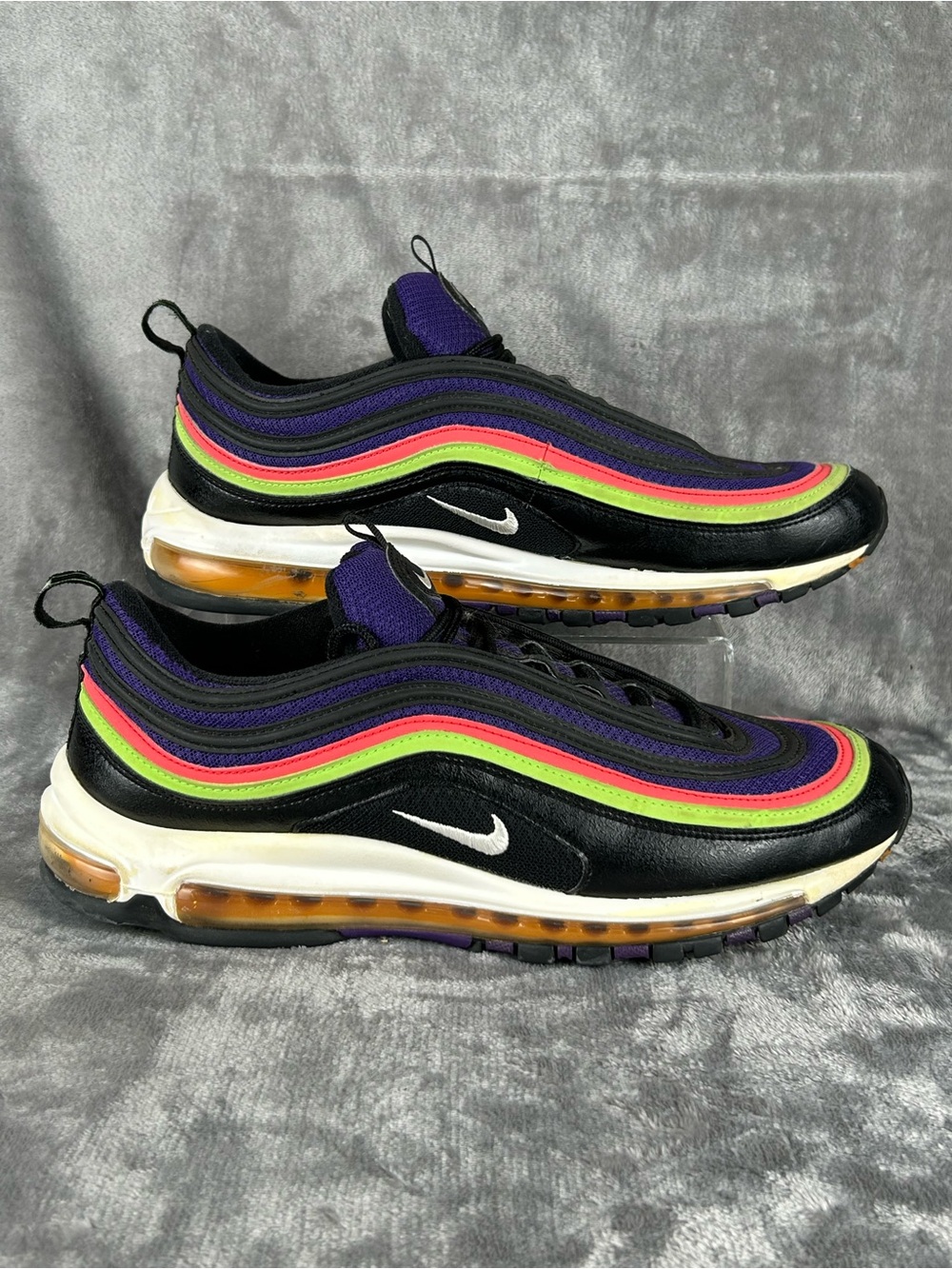 Nike Air Max 97 CU4890-001 Joker Edition Sneakers Purple Black Mens Size 12